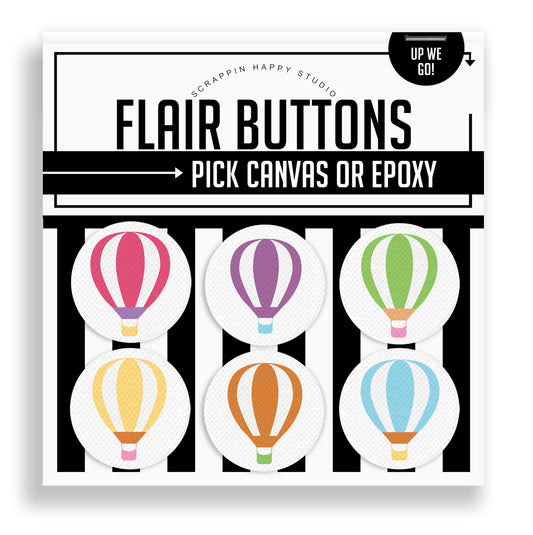 Up We Go Flair Buttons