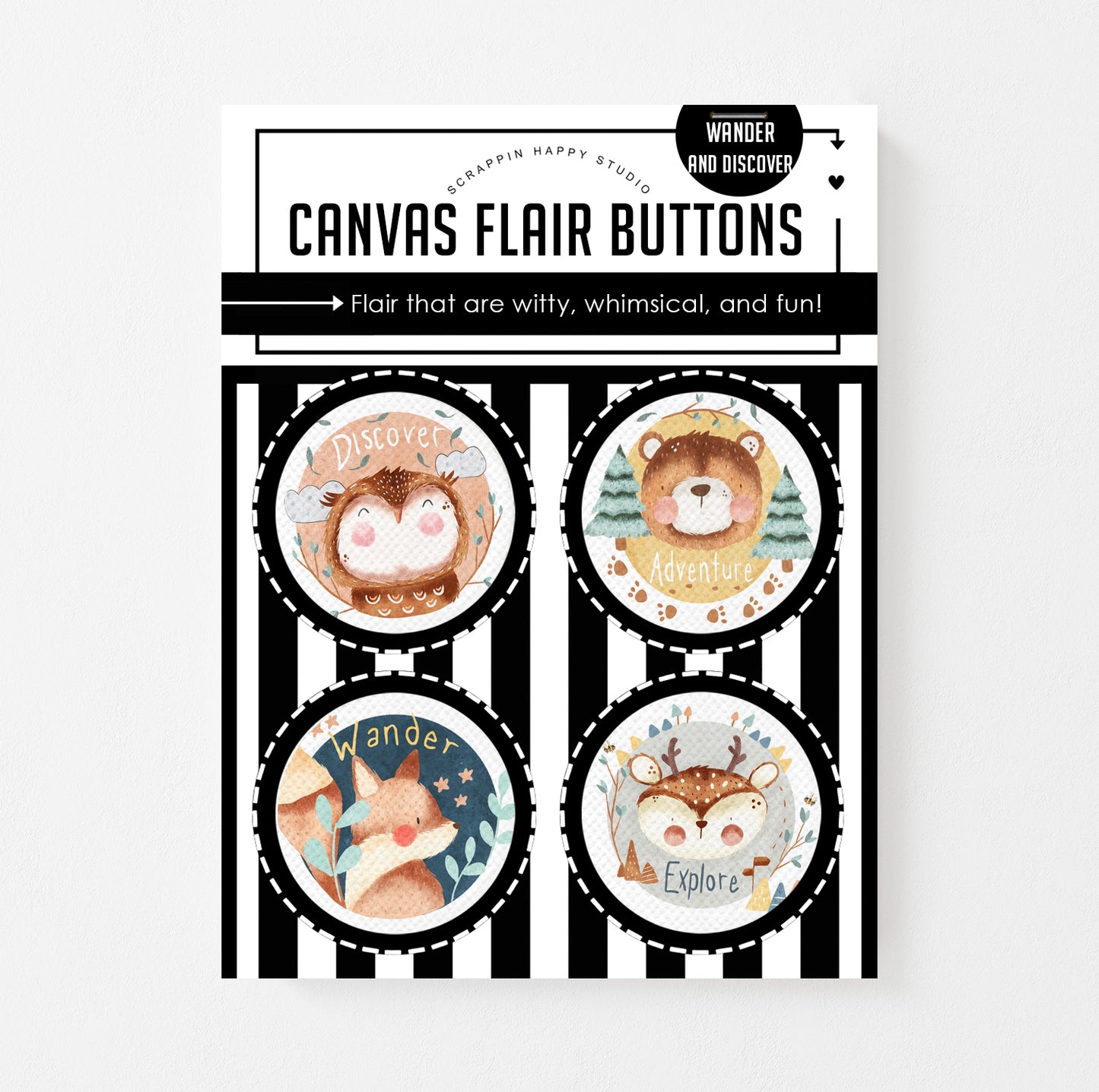 Wander And Discover Canvas Flair