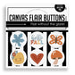 Welcome Fall Canvas Flair Buttons
