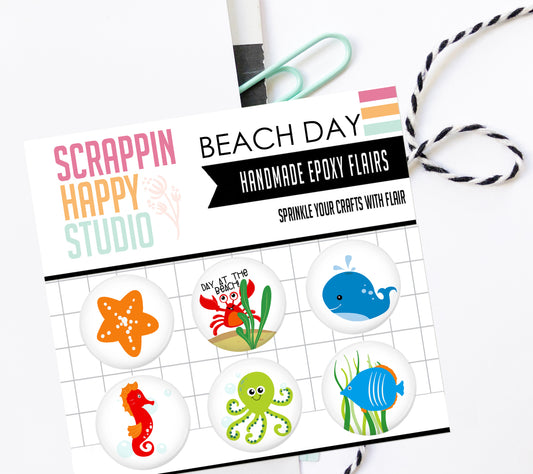 Beach Day Fun Epoxy Flair