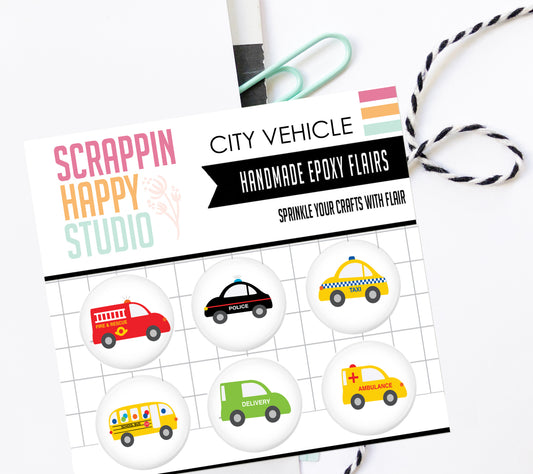 City Vehicle Epoxy Flair
