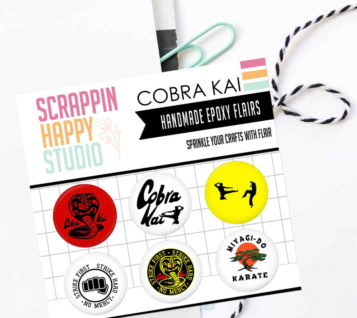 Cobra Kai Epoxy Flair
