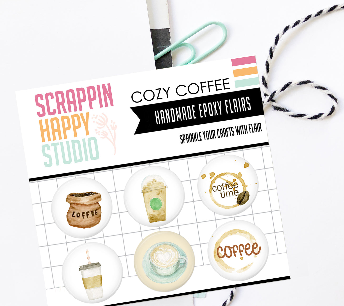 Cozy Coffee Epoxy Flair
