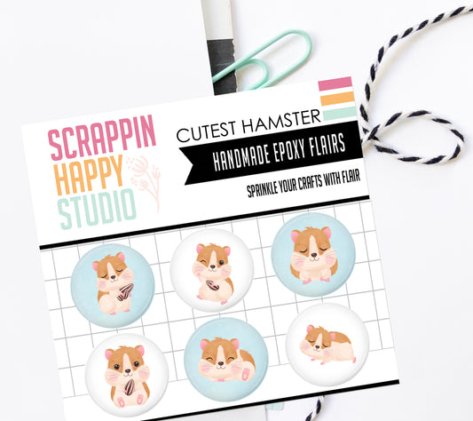Cutest Hamster Epoxy Flair