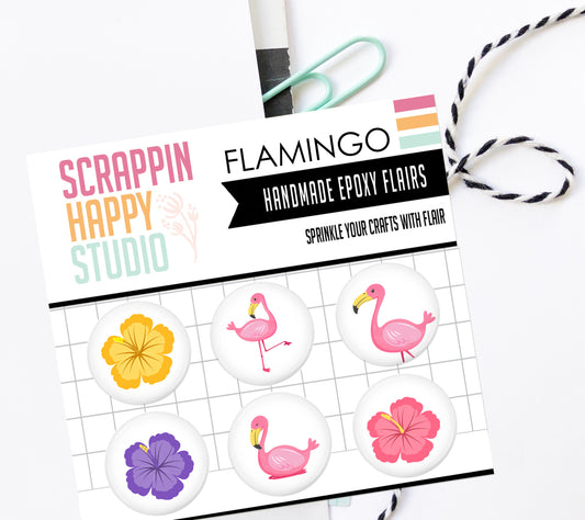NEW Flamingo Epoxy Flair