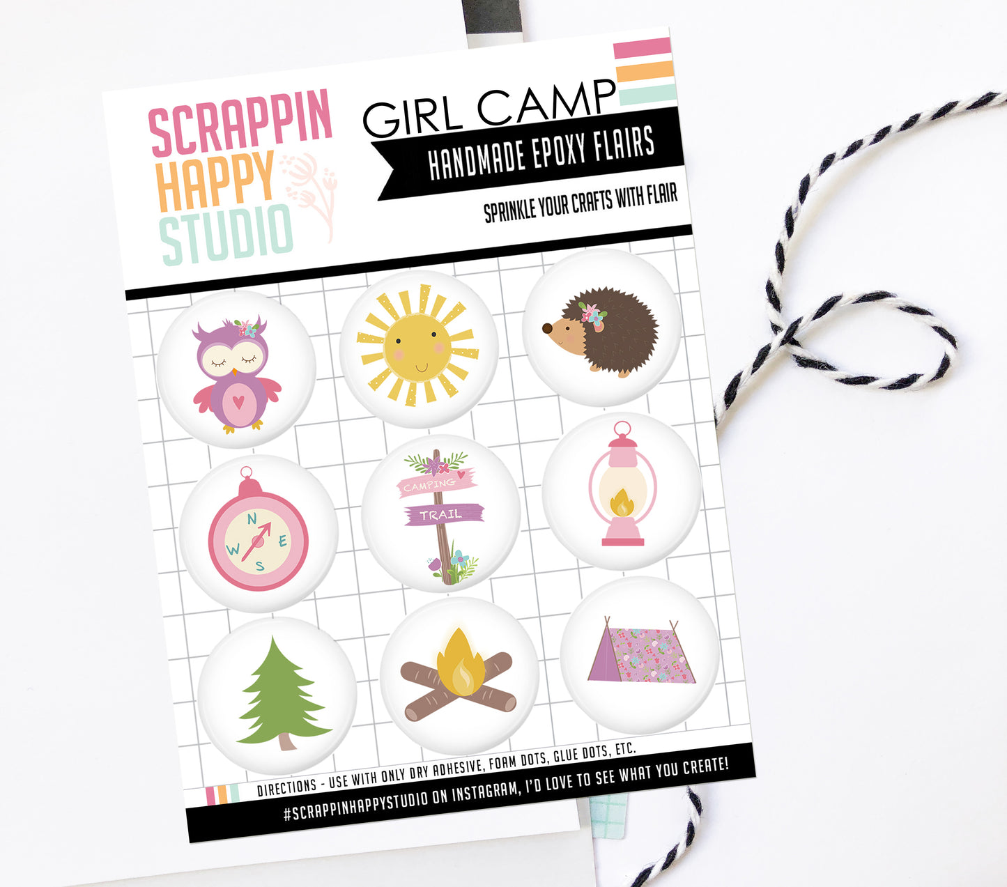 Girl Camp Epoxy Flair