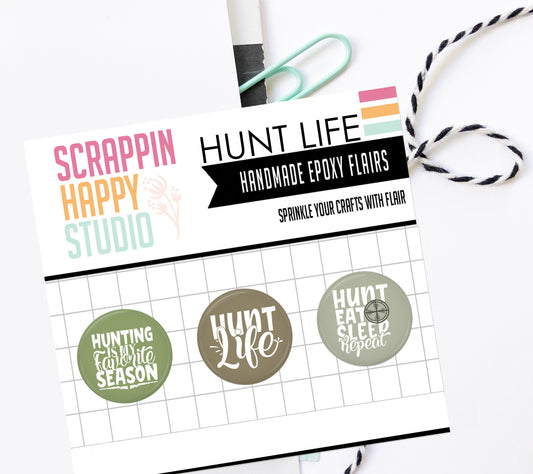 Hunt Life Epoxy Flair