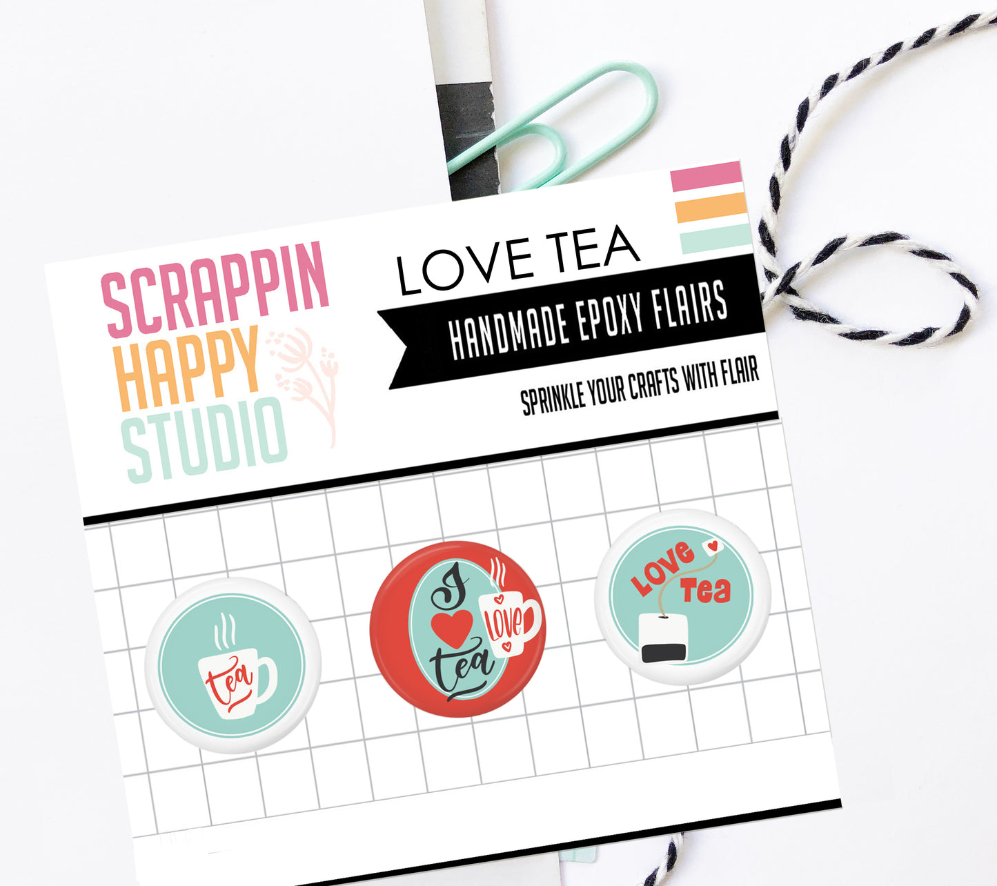 Love Tea Epoxy Flair