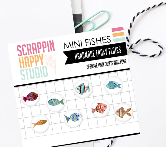 Mini Fishes Epoxy Flair