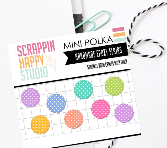 Mini Polka Dots Epoxy Flair