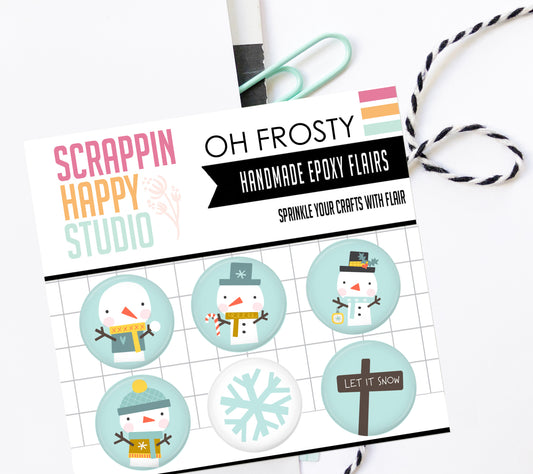 Oh Frosty Epoxy Flair