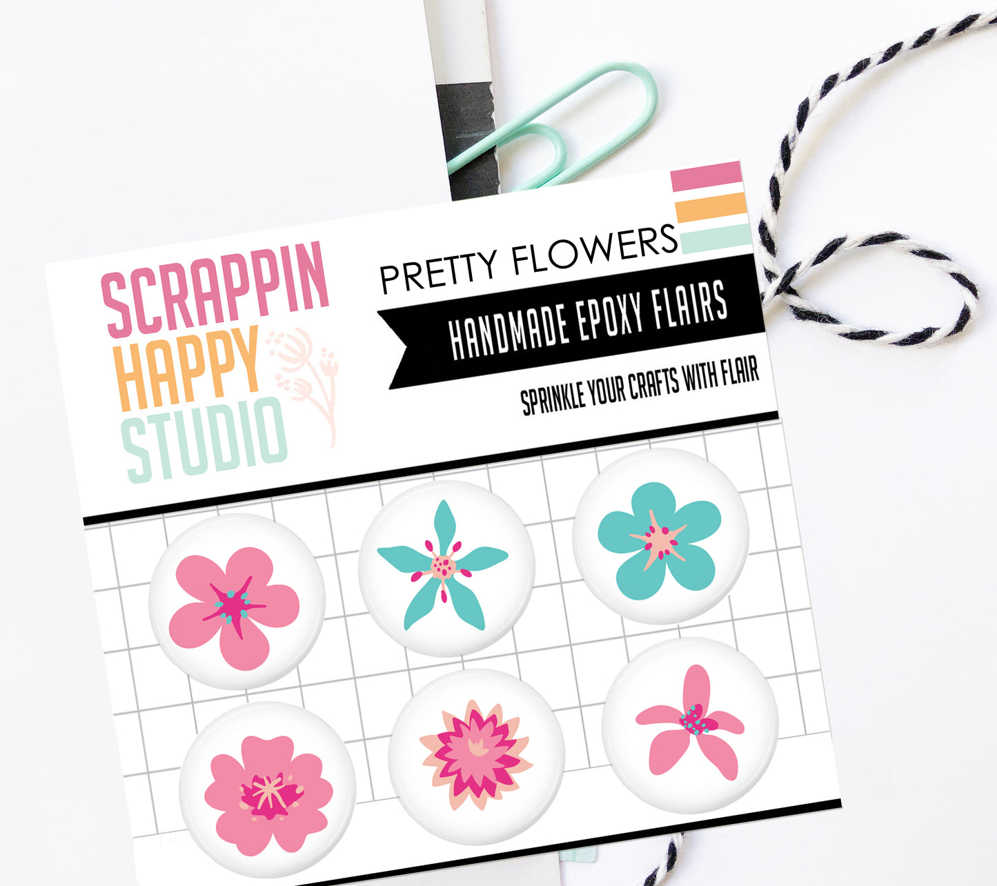 Pretty Flowers Collection Epoxy Flair