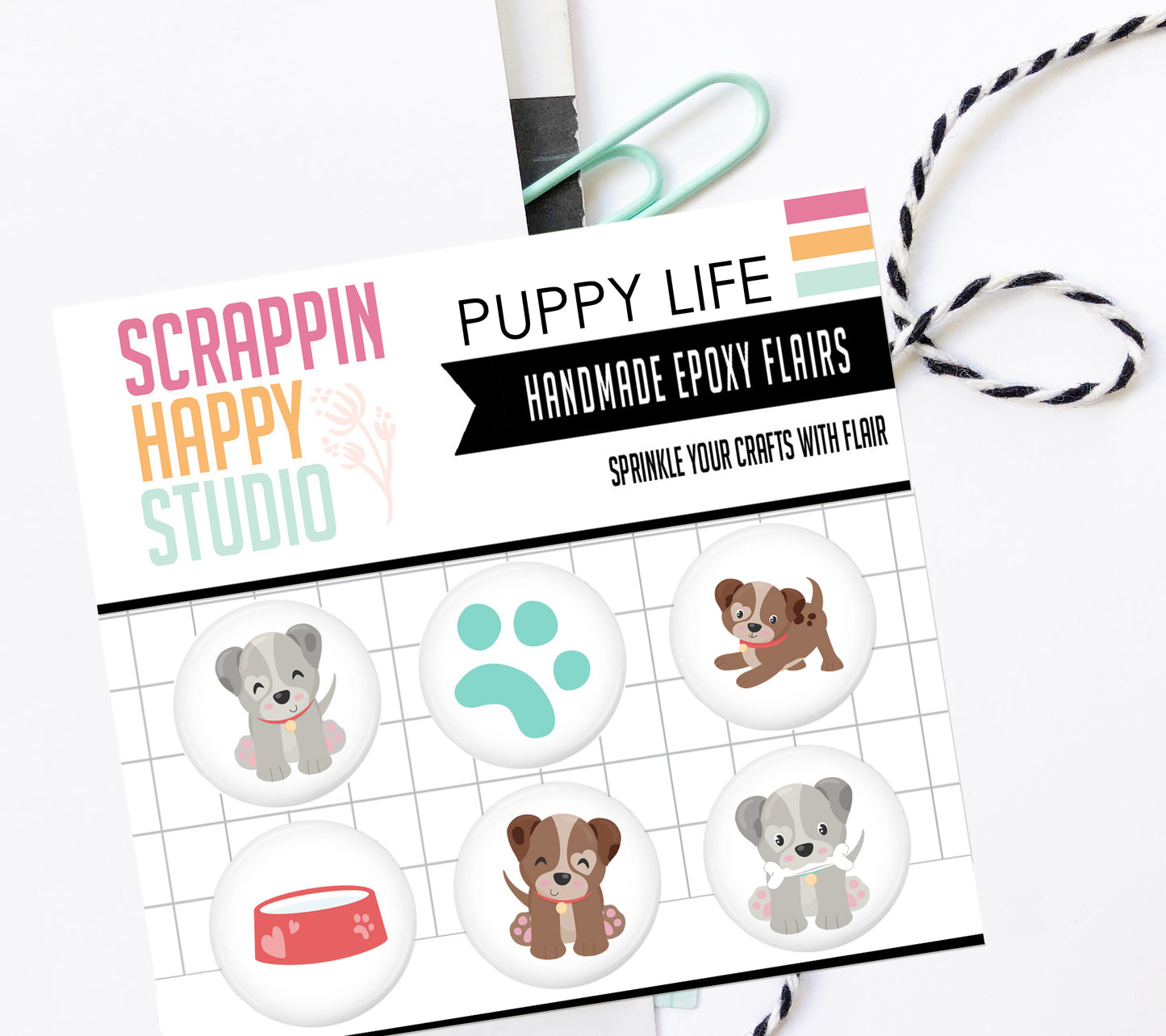 Puppy Life Epoxy Flair
