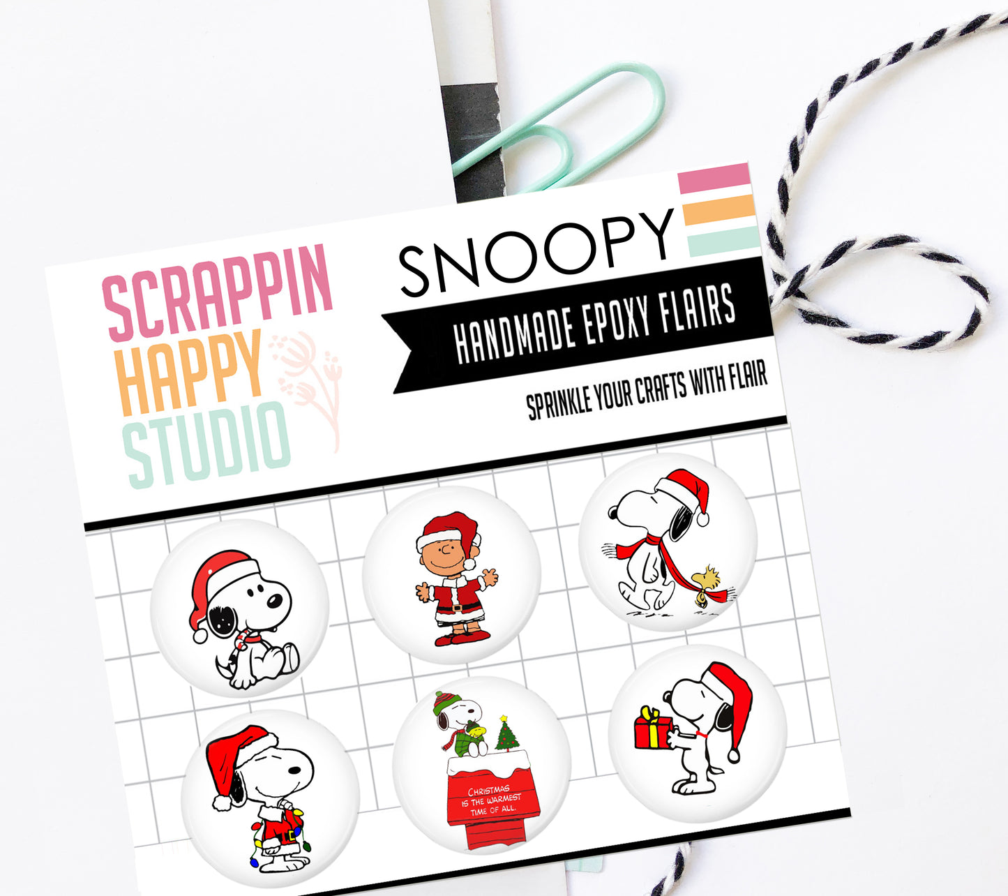 Snoopy Epoxy Flair
