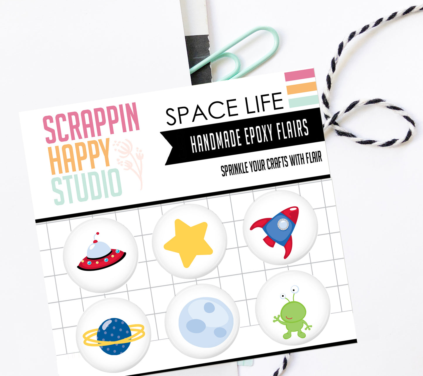 Space Life Epoxy Flair