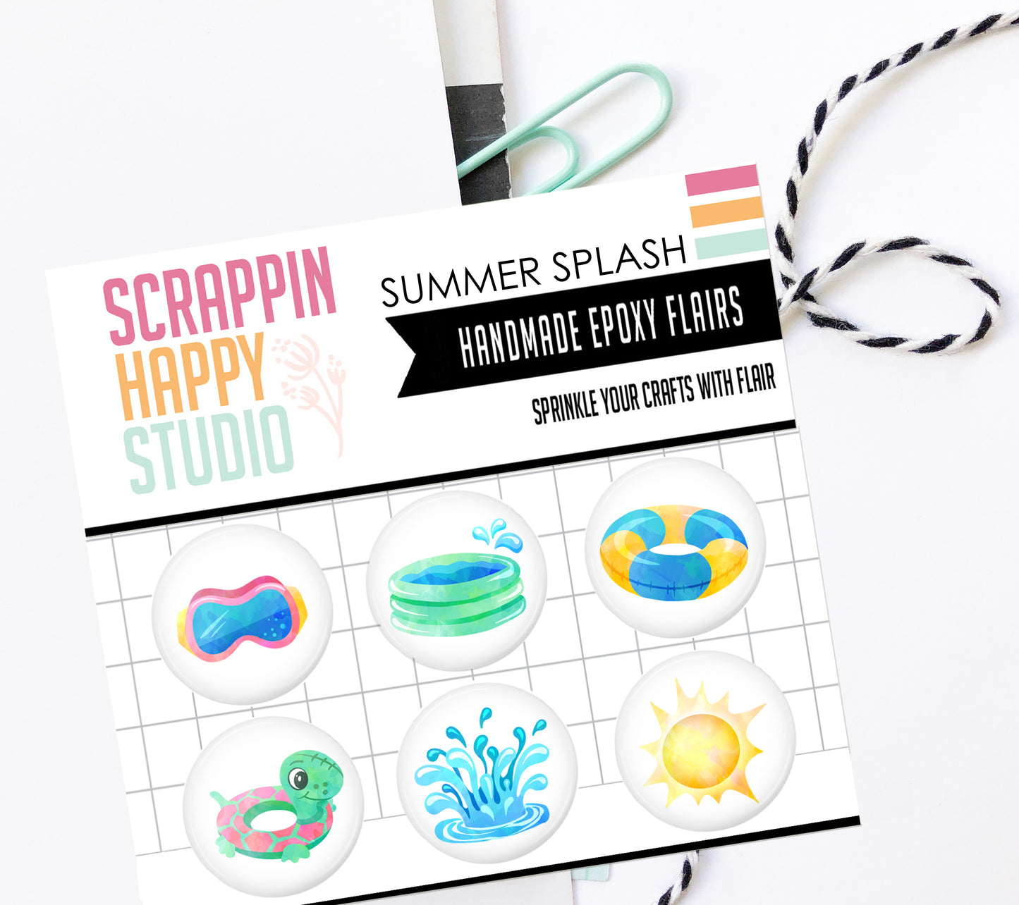 NEW Summer Splash Epoxy Flair