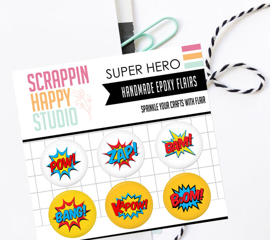 Super Hero Epoxy Flair