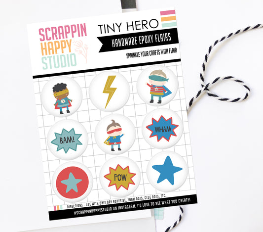Tiny Heroes Epoxy Flair