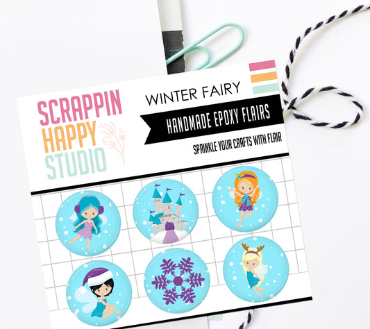 Winter Fairy Epoxy Flair