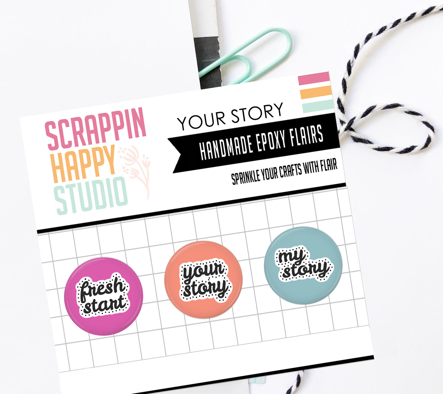 Your Story Epoxy Flair