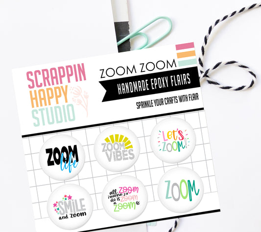 Zoom Zoom Epoxy Flair