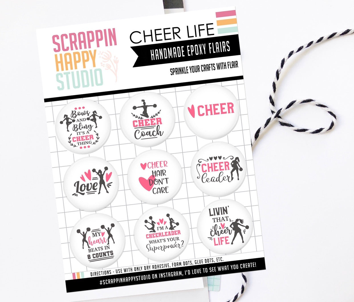 Cheer Life Epoxy Flair