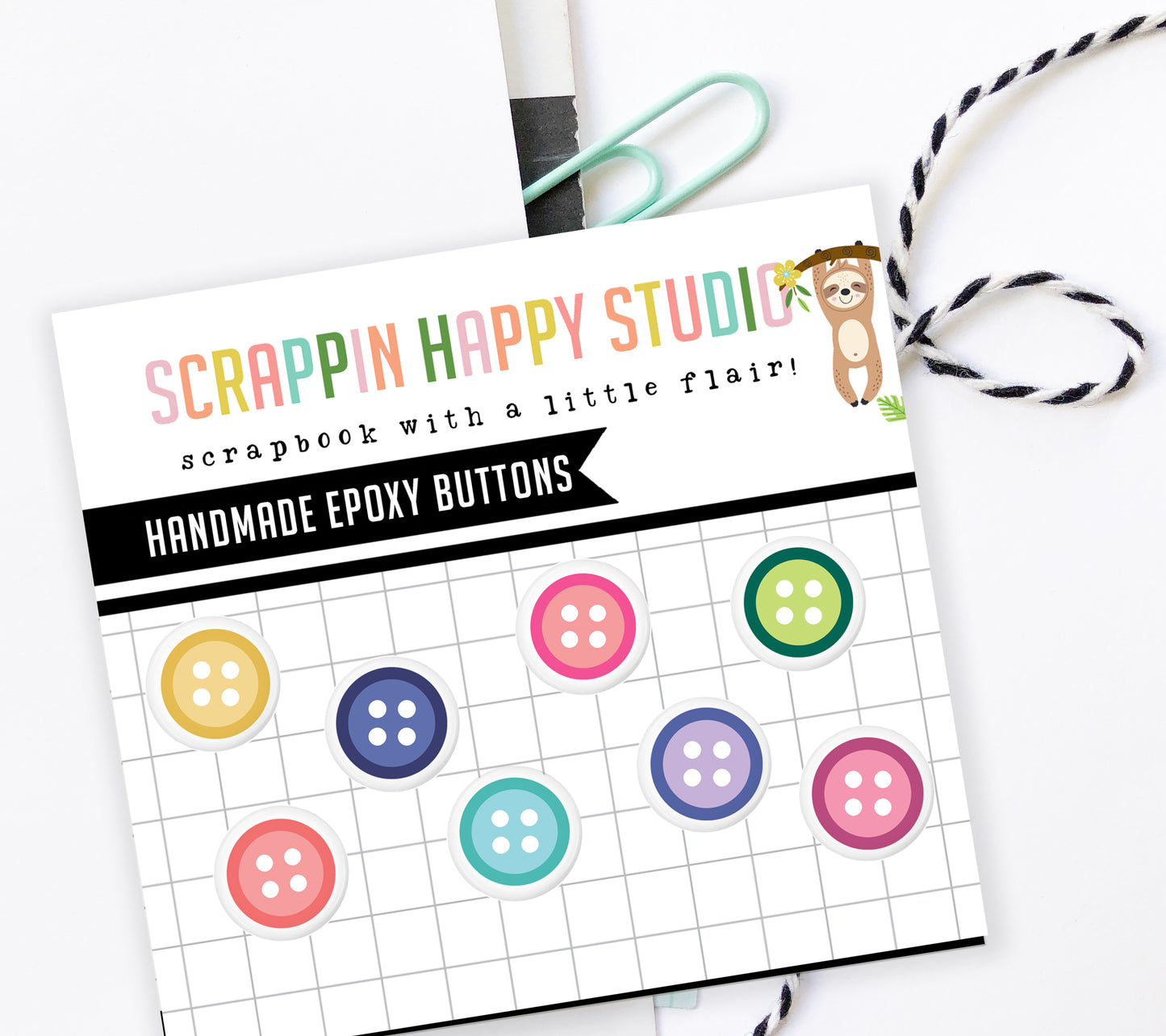 Spring Into Summer Mini Buttons Epoxy Flair
